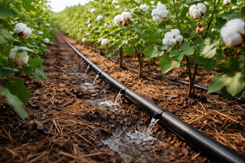 Drip Irrigation for Cotton Farming