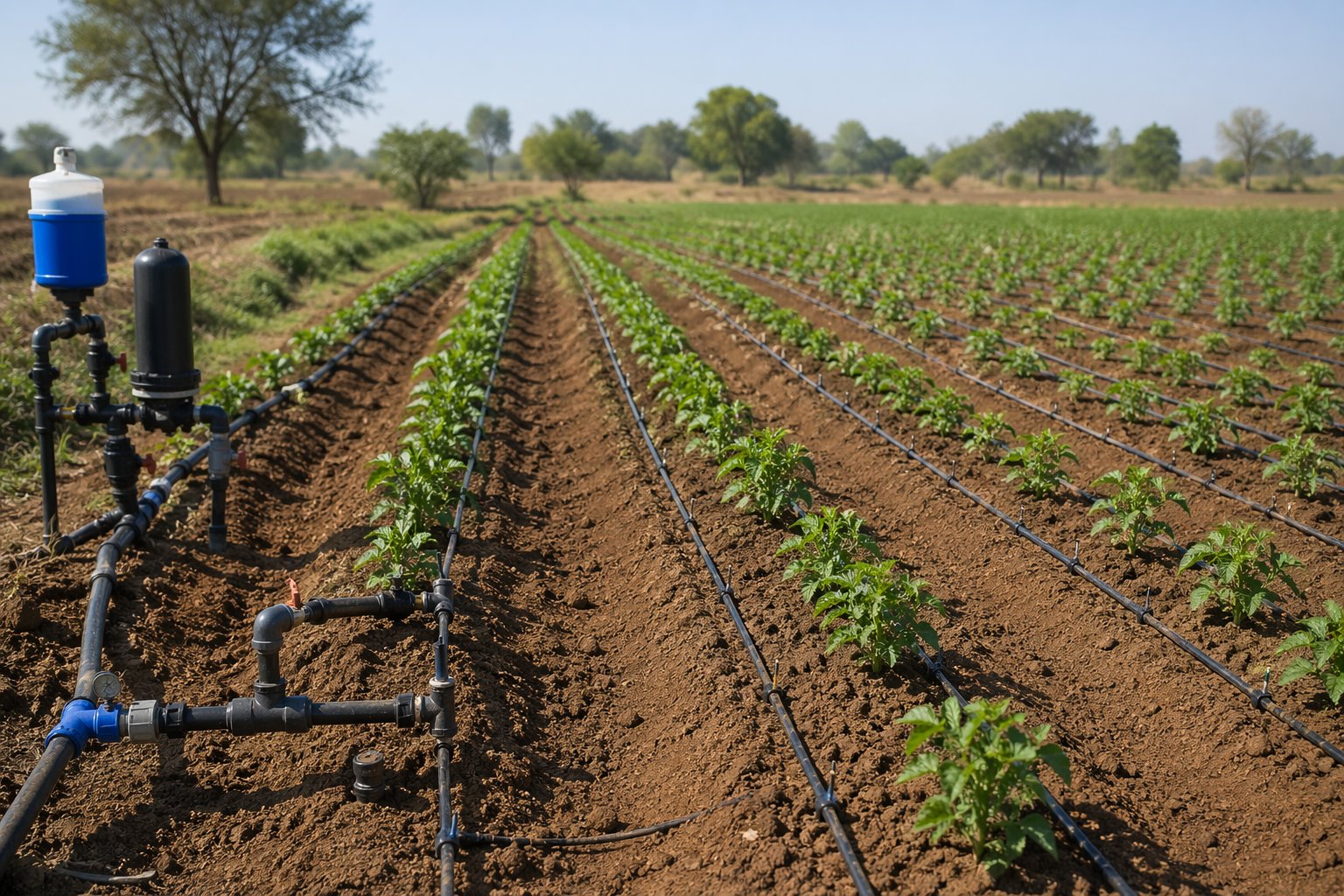 Drip Irrigation Layout