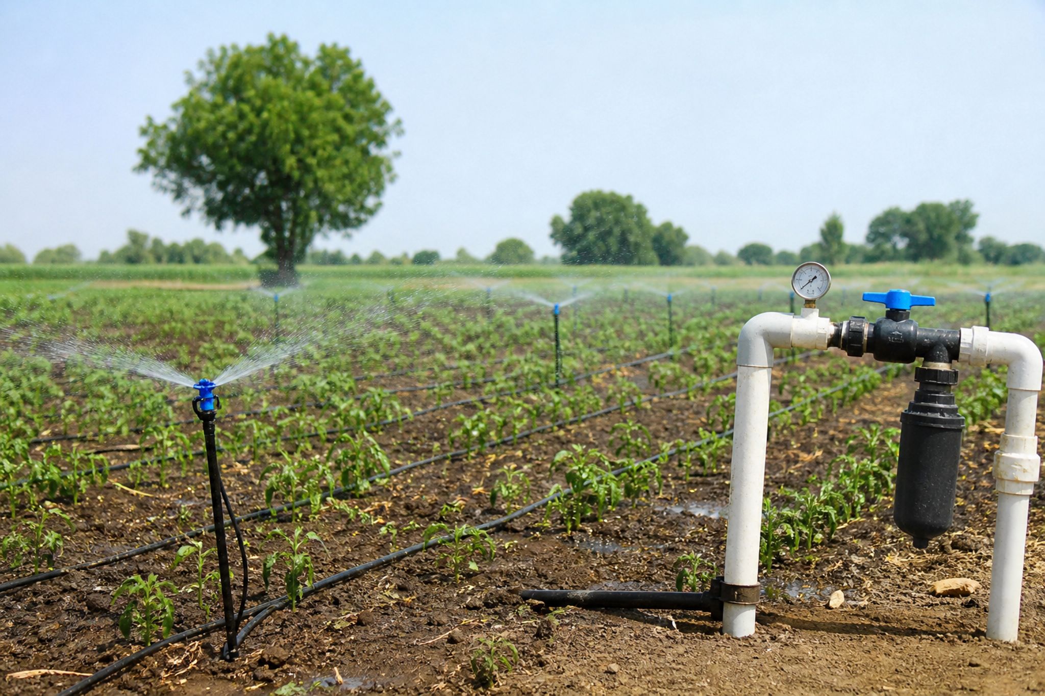 Sprinkler Irrigation in Malkapur